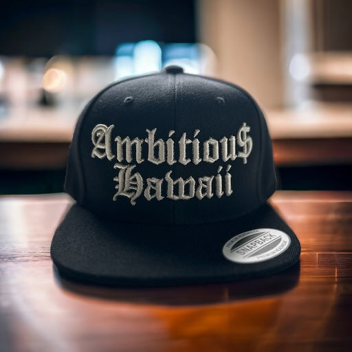 AMBITIOU$ HAWAII EMBROIDERED (REFLECTIVE) - SNAPBACK